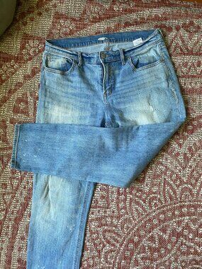 Old Navy Lightly Distressed Boyfriend Jeans